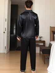 Men's Silk and Satin Pyjama Set - Dean