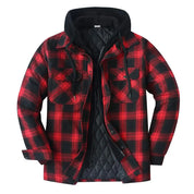 Warm checked fleece shirt jacket - Bryson