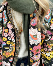 Women's floral print lined jacket - Meredith