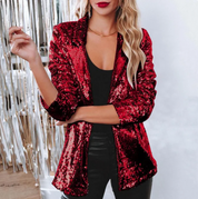 Stylish blazer with sequins - Josephine