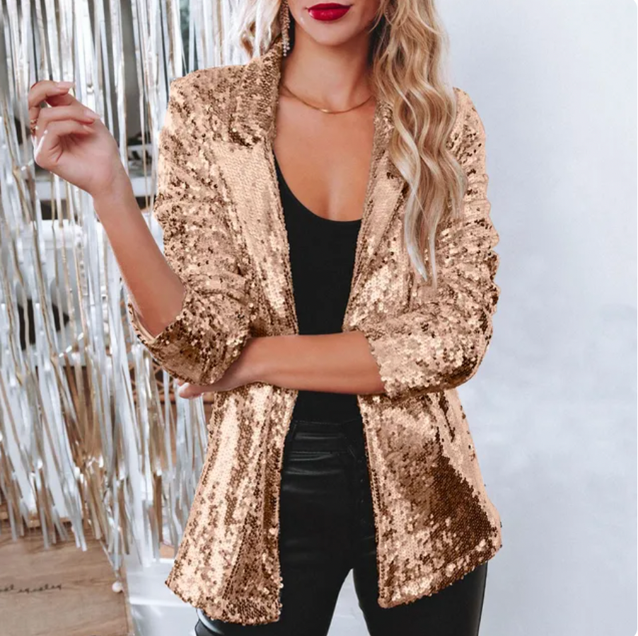 Stylish blazer with sequins - Josephine