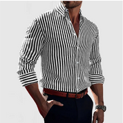 Striped cotton shirt - Rhys