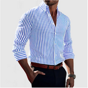 Striped cotton shirt - Rhys