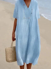 Elegant Linen dress - Anna