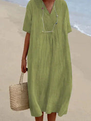 Elegant Linen dress - Anna