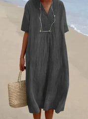 Elegant Linen dress - Anna