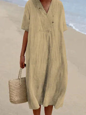 Elegant Linen dress - Anna