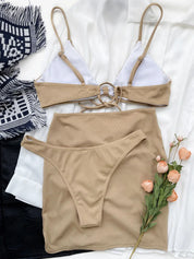 Three-piece stylish bikini set - Katherine