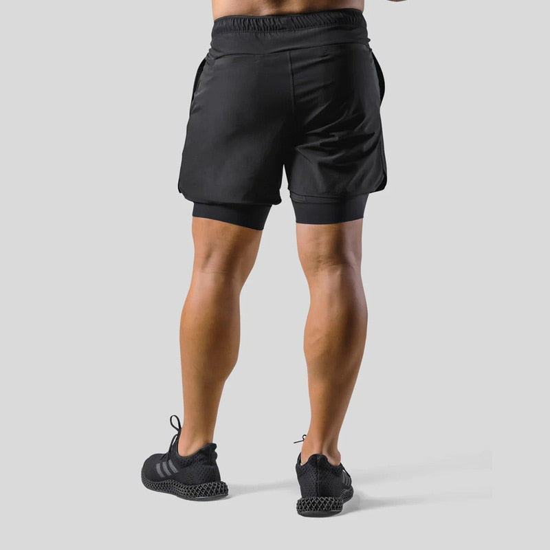 2-in-1 Sports Shorts - Christian