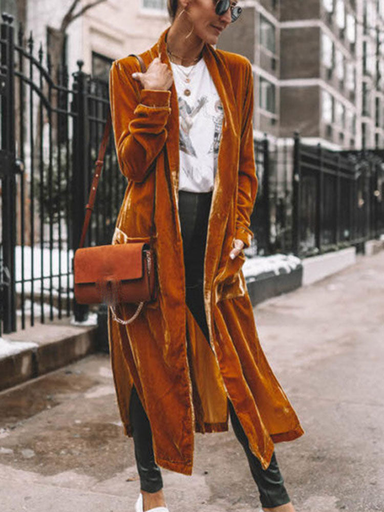 Kimono jacket in velvet - Heaven