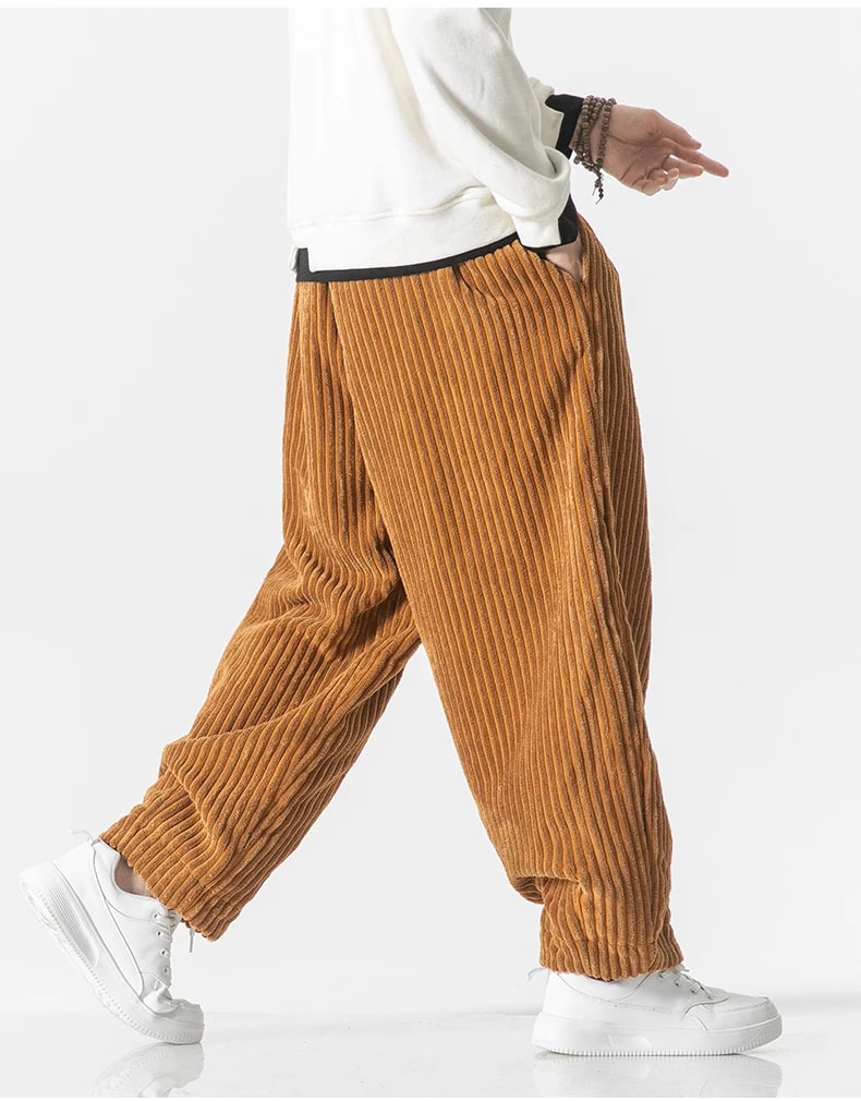 Oversized corduroy trousers for men - Zayn