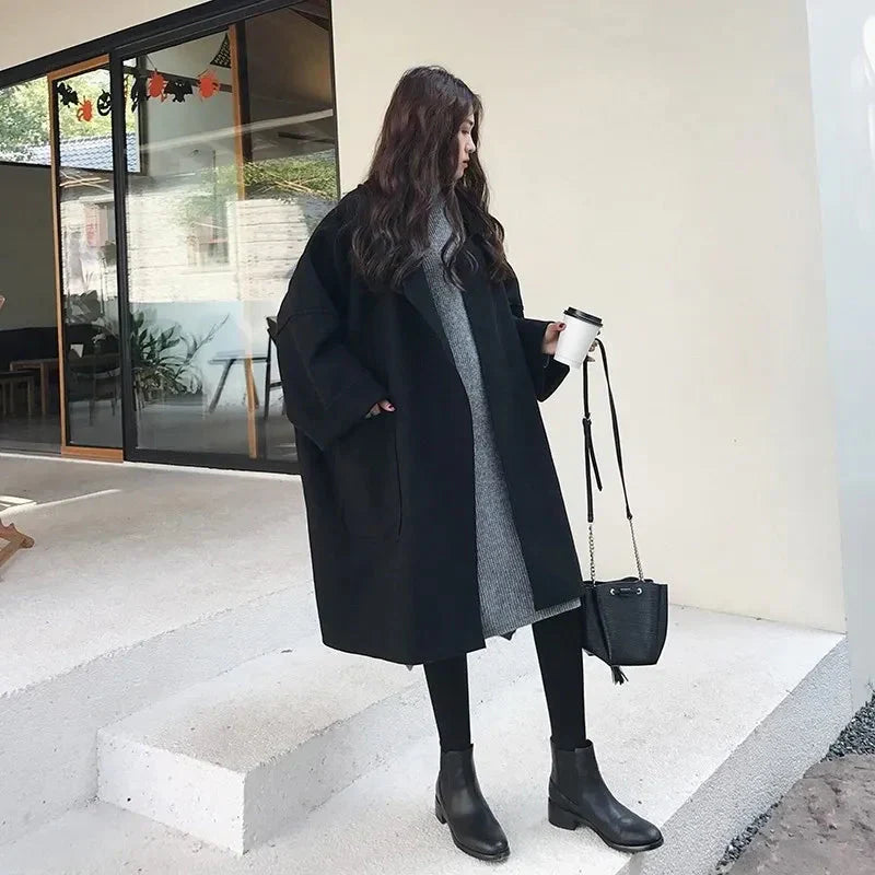 Elegant oversized trench coat - Alicia