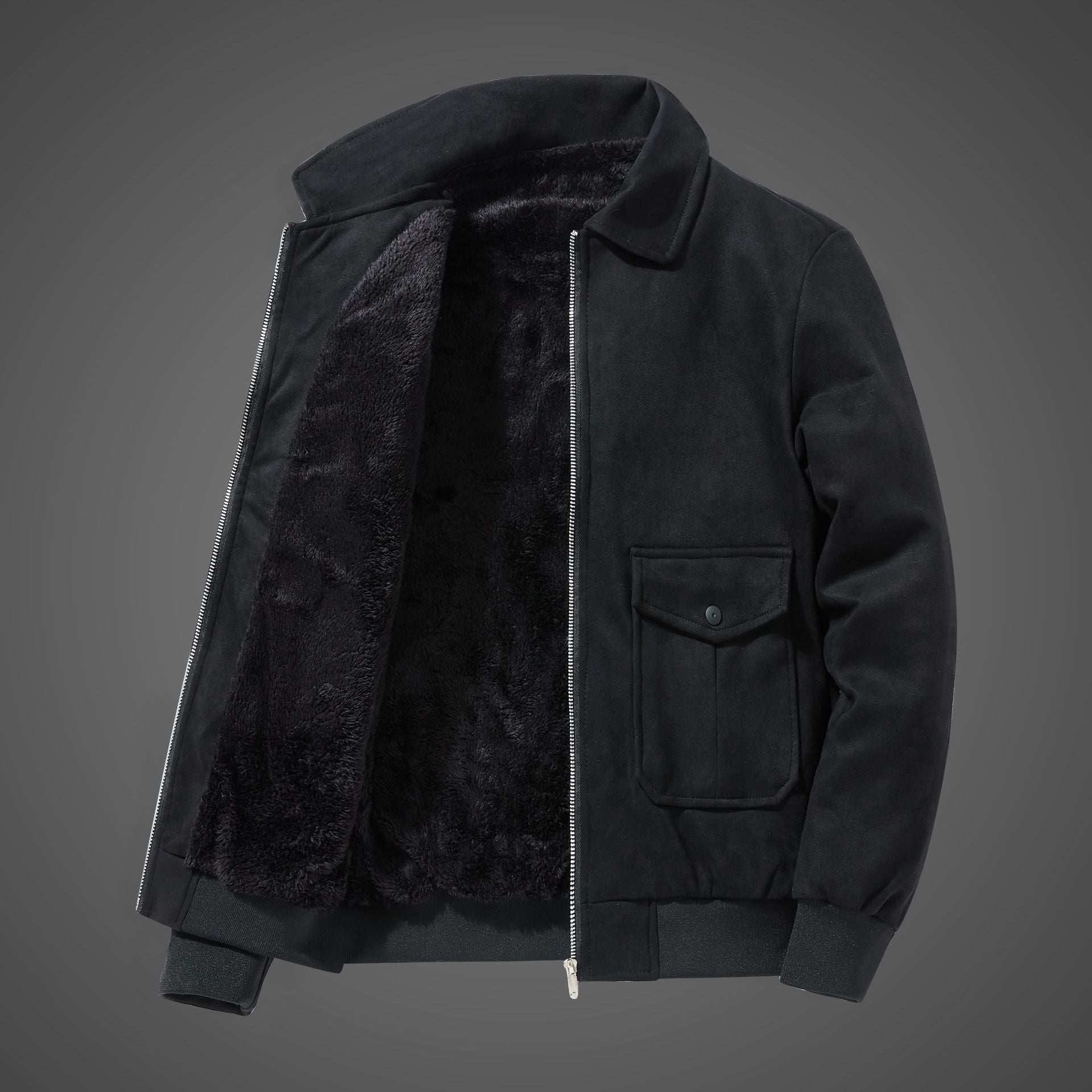 Men's jacket with fur lining - Tucker