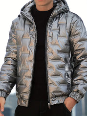 Men's winter hooded puffer jacket - Camden