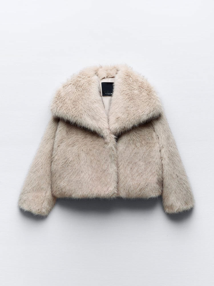 Soft fur jacket for women - Alyssa