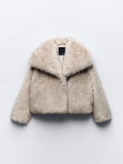 Soft fur jacket for women - Alyssa