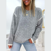 Timeless round-neck pullover - Paislee