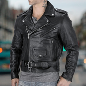 Fashionable leather jacket - Eric