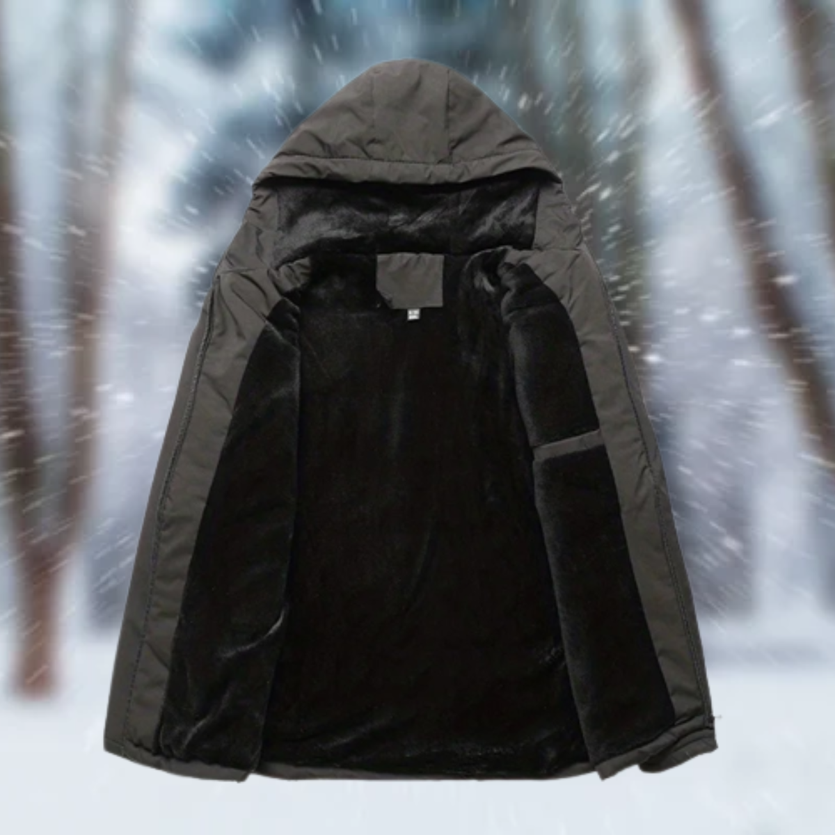 Luxury waterproof jacket with hood - Tristan