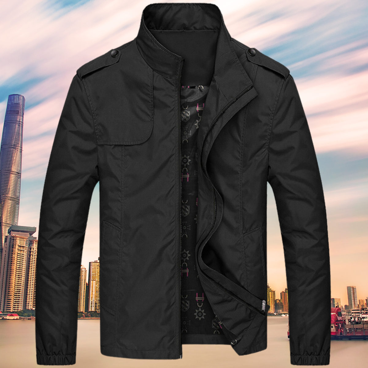 Fashionable and stylish outerwear Jacket - Angelo