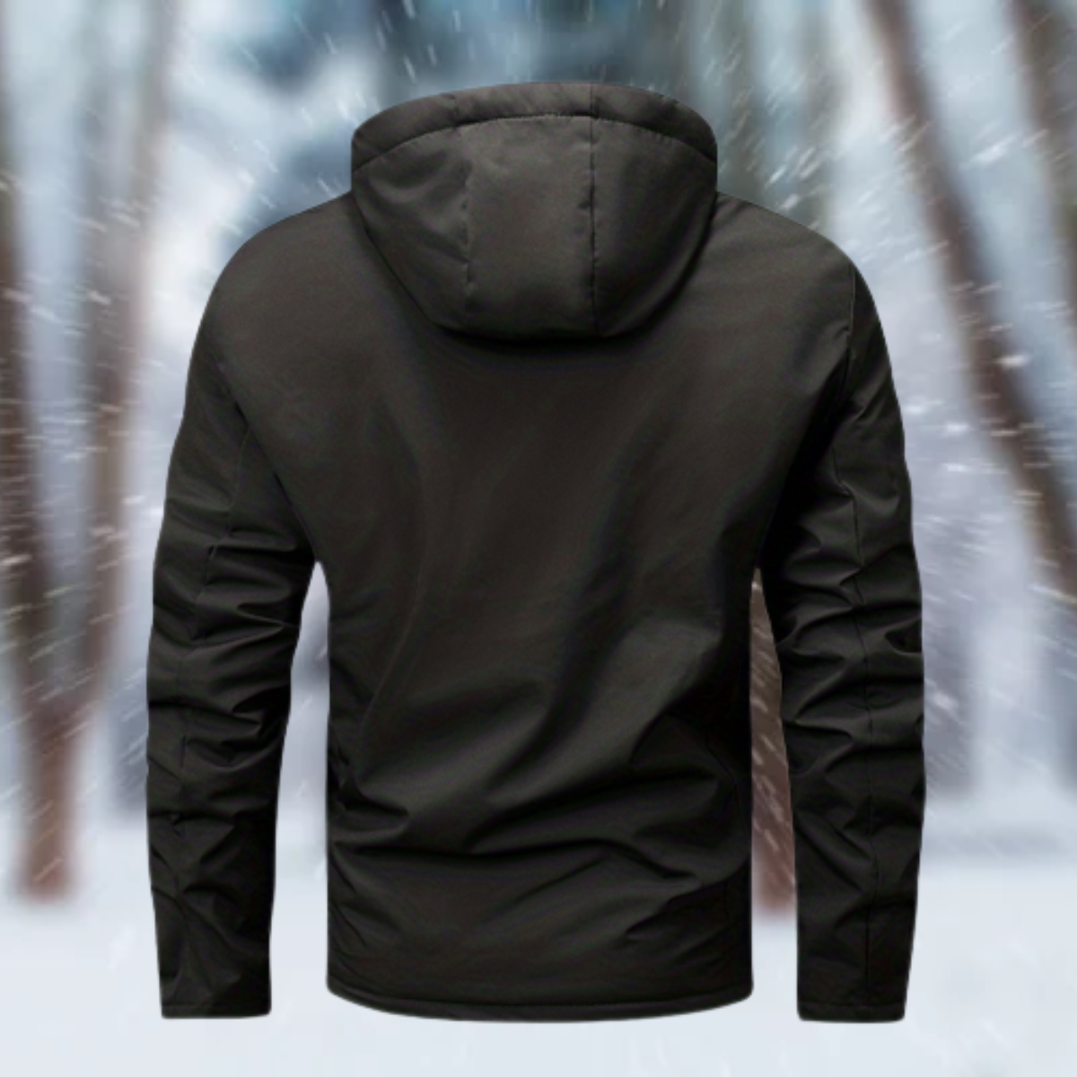 Luxury waterproof jacket with hood - Tristan