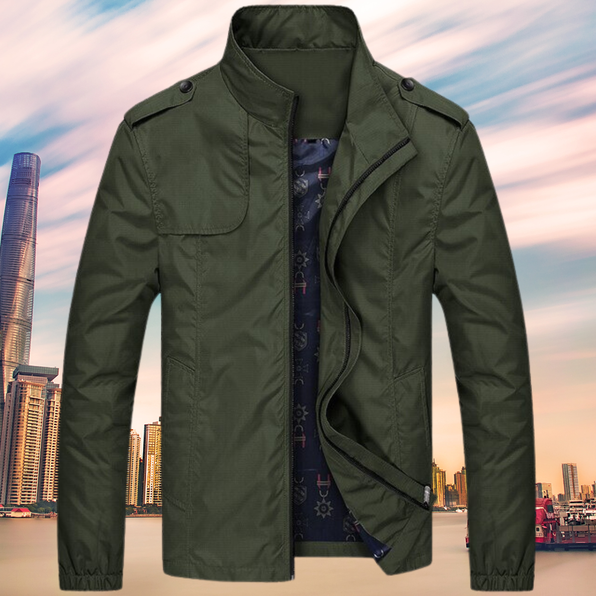 Fashionable and stylish outerwear Jacket - Angelo