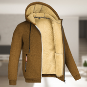 Casual winter jacket with hood - Carlos