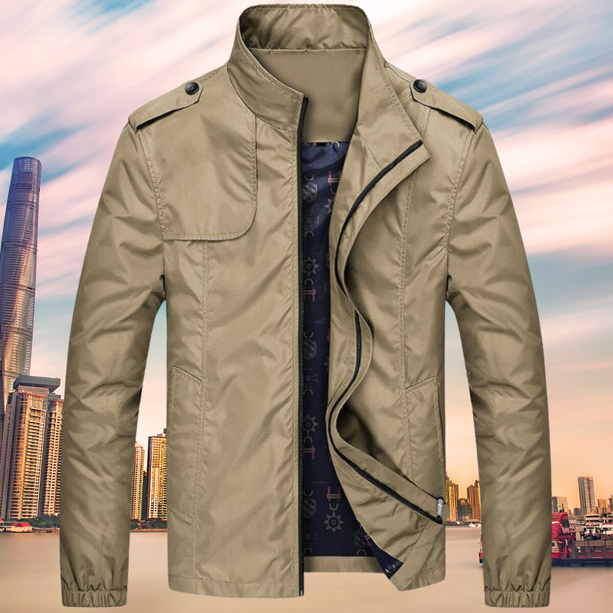 Fashionable and stylish outerwear Jacket - Angelo