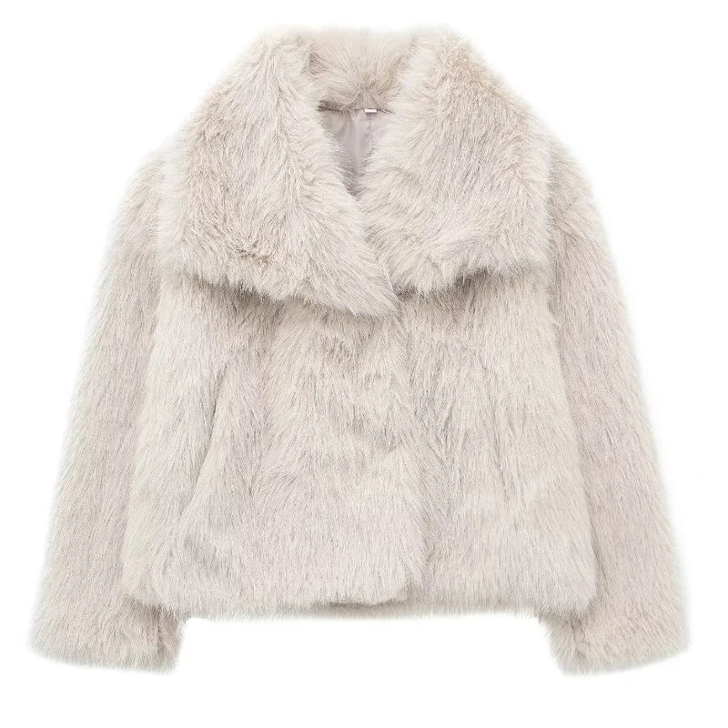 Soft fur jacket for women - Alyssa