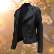 Elegant leather jacket for Woman - Emilia