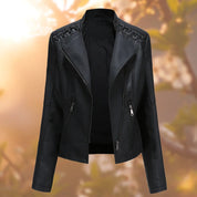 Elegant leather jacket for Woman - Emilia