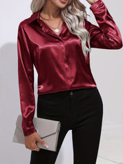 Elegant satin shirt - Palmer