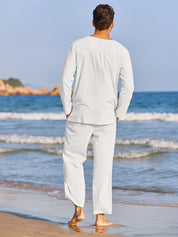 Men's elegant linen set - August