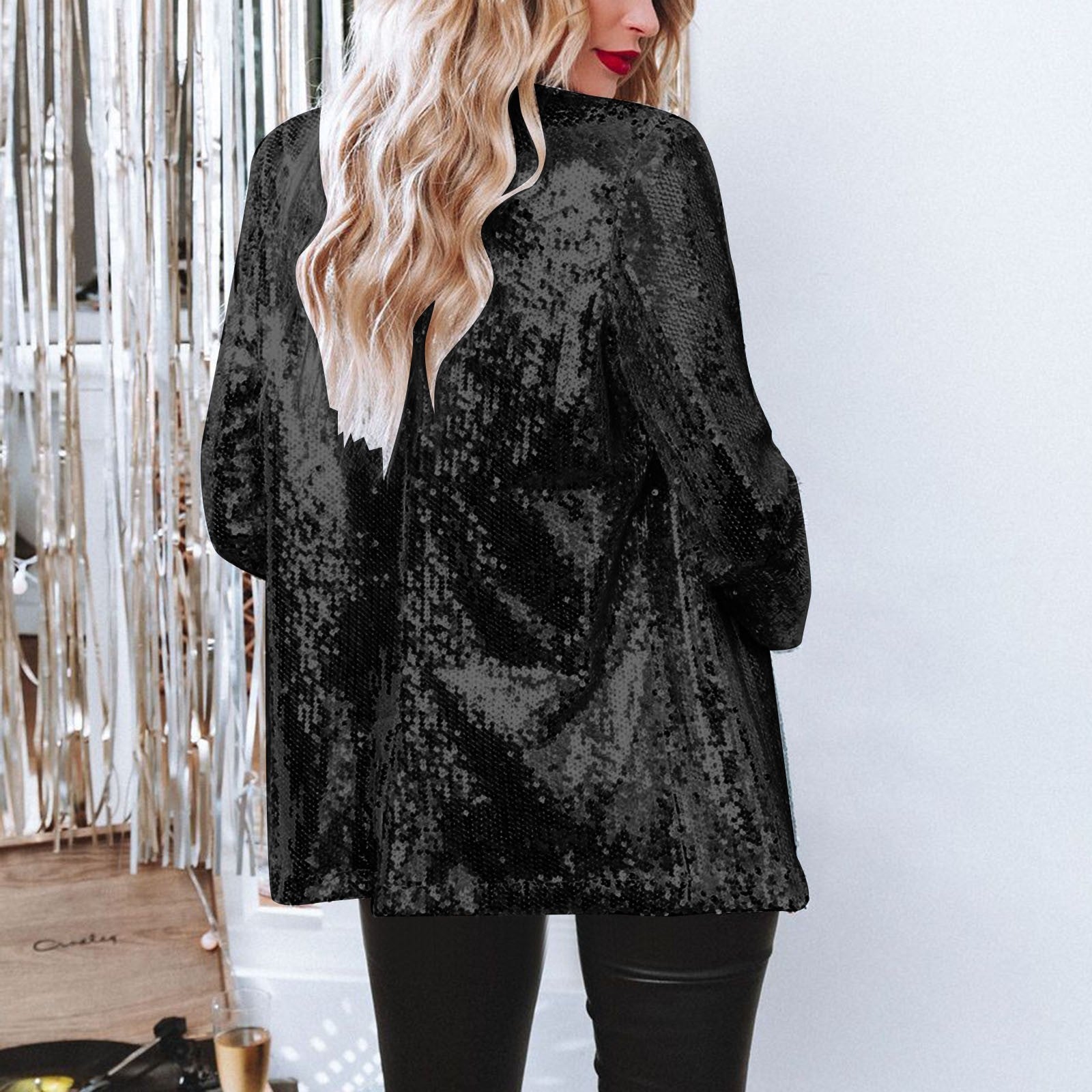 Stylish blazer with sequins - Josephine