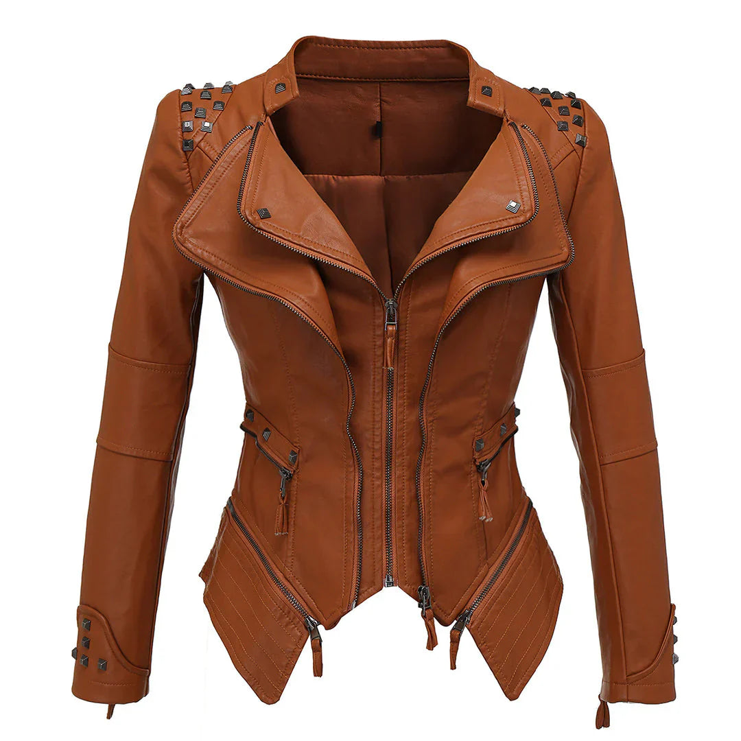 Stylish slim fit jacket - Raven