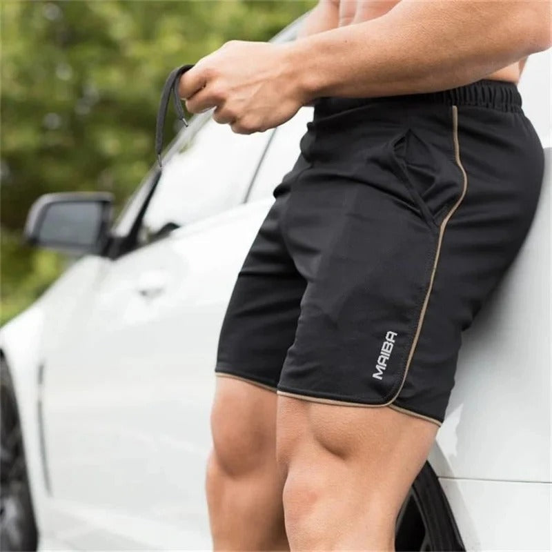 Slim fit elasticated fabric swim trunks - Kaiden