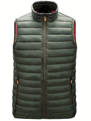 High-collar men's bodywarmer - Rafael