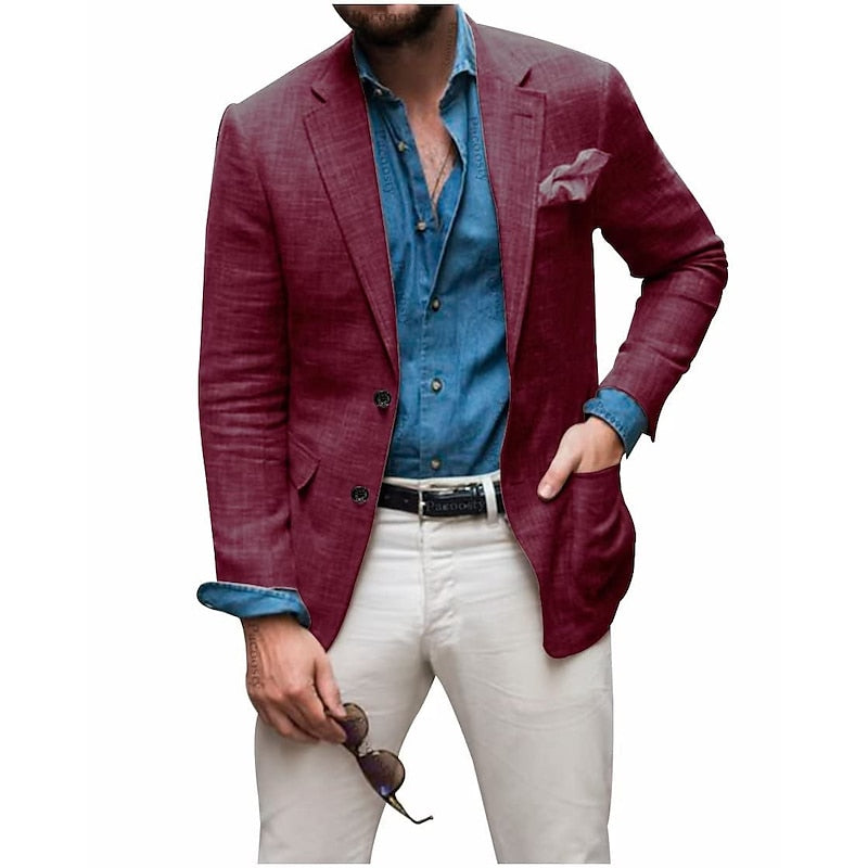 Men's stylish linen blazer - Lorenzo