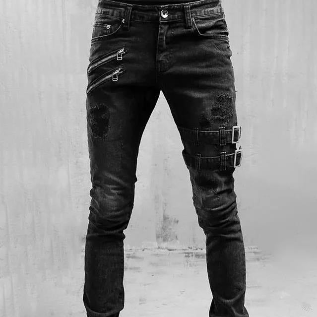 Elegant buckle jeans - Walter