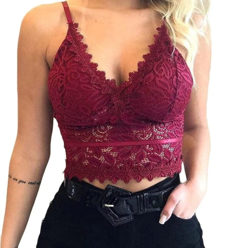 Lace top bralette bra - Isabelle