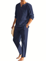 Men's elegant linen set - August