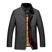 Elegant standing collar winter jacket - Romeo