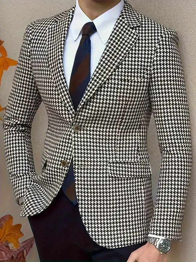 Men's casual check blazer - Luis