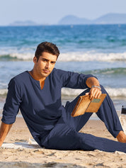 Men's elegant linen set - August