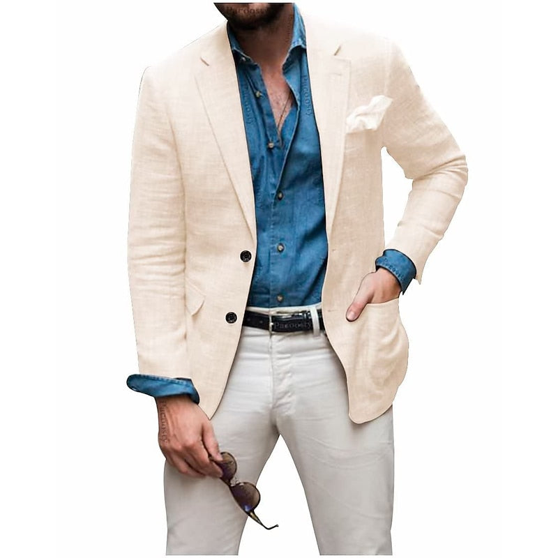 Men's stylish linen blazer - Lorenzo