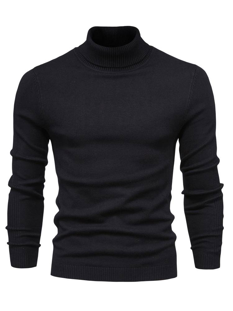 Elegant winter turtleneck pullover - Kyler