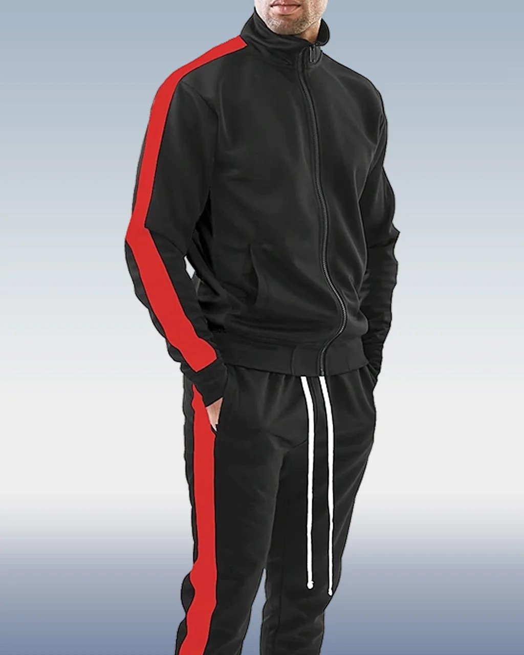 Striped casual tracksuit - Amari