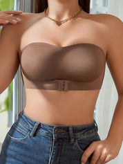 Women's front buckle strapless bra - Georgia