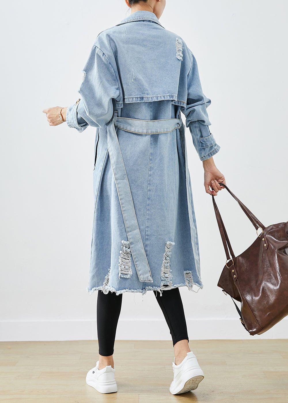 Women's winter stylish denim coat - Izabella