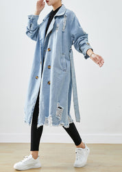 Women's winter stylish denim coat - Izabella